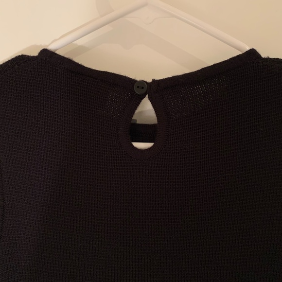 NEXT UK Black Sleeveless Stretch Knit Dress Size Small - Picture 7 of 10